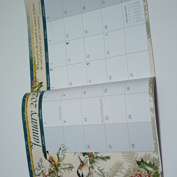 2/$20 2024 Monthly Planner Thoughts & Inspirations Boys Town - Picture 3 of 16